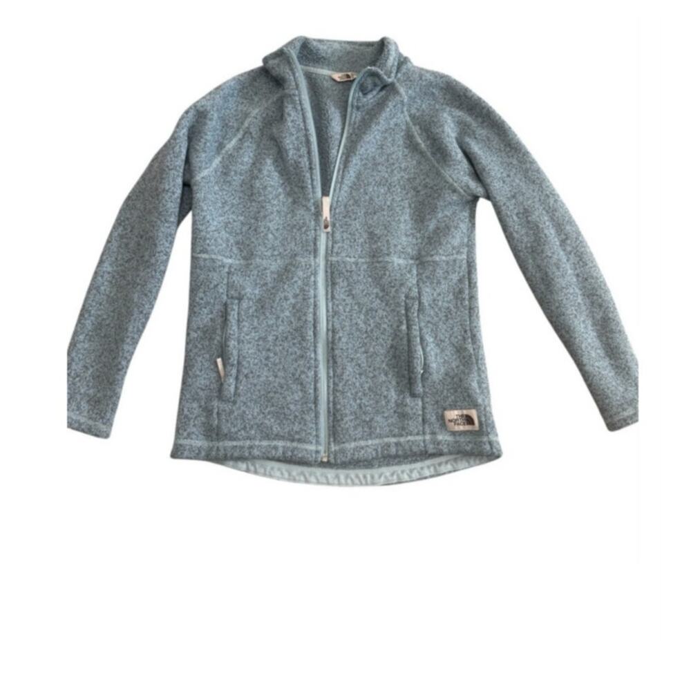 The North Face large 14 16 girls full zip fleece jacket C 3158